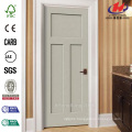 32 in. x 80 in. Craftsman Smooth 3-Panel Painted Molded Single Prehung Interior Door